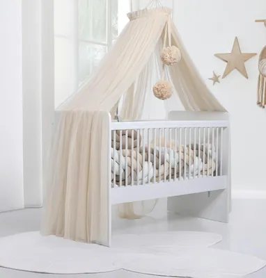 Imagen del producto de Cortina para cuna, mosquitera y decoración de habitación