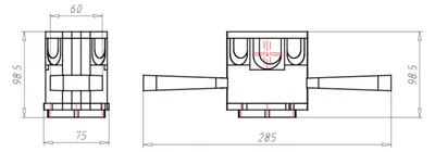 Produktbild von Kaiser Elektro Kaiser Betonbau Prefix -Geraete-1211-01Verbindungsdose 1tlg D60mm