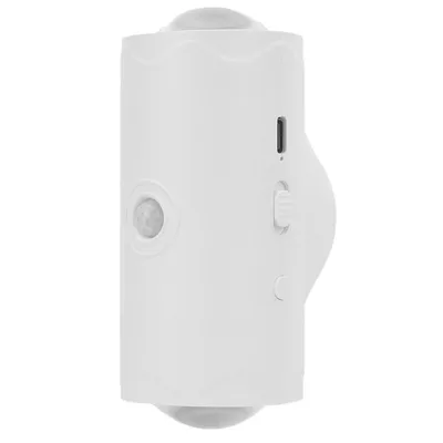 Produktbild von 2er-Pack Intelligente LED-Nachtlichter mit Bewegungssensor, 7-Farbverlauf, Dimmbar, Wiederaufladbare Wandleuchte fürs Schlafzimmer