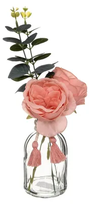 Immagine prodotto di Composizione floreale in vetro CARMEN, 30 cm