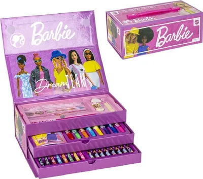 Zdjęcie produktu dla Kreatywny zestaw do malowania Barbie - Malowanie i kolorowanie dla dzieci