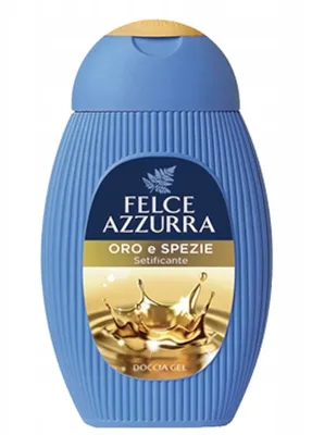 Zdjęcie produktu dla Felce Azzurra, Żel pod prysznic Gold & Spices, 250 ml