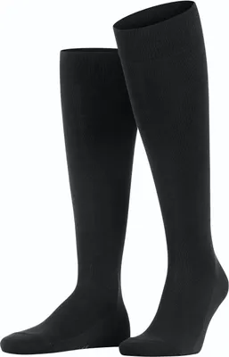 Image de Chaussettes mi-longues FALKE Family pour homme, noir, pointures 47-50