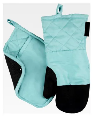 Produktbild von Ofenhandschuh- und Topflappen-Set Hitze-Duo
