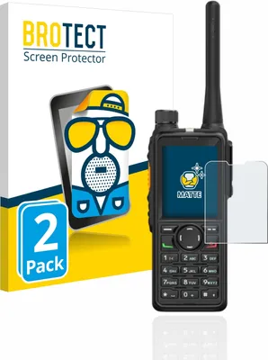 Produktbild von 2x BROTECT Schutzfolie für Hytera HP785 Displayschutz Displayschutzfolie Folie Matt Entspiegelungsfolie