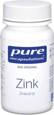 Produktbild von pure encapsulations Zink Zinkcitrat Kapseln, 60 St. Kapseln