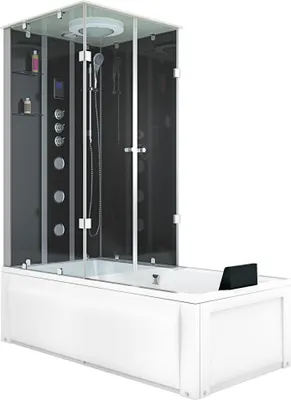 Produktbild von Whirlpool Dusche Kombination K05-R33-WP-EC Duschtempel 90x180 cm