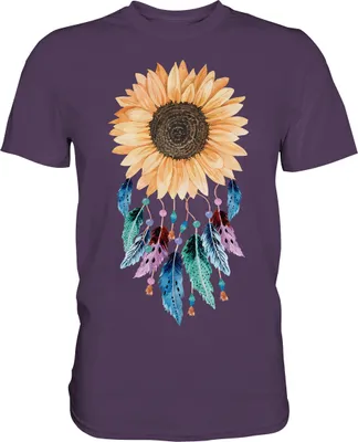 Produktbild von Traumfänger Sonnenblumen T-Shirt Gärtner Geschenk Garten – Urban Purple / 3XL