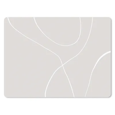 Produktbild von MuchoWow® Mauspad Mousepad Linienkunst - Abstrakt - Pastell 23x19 cm - Mousepads - Maus Mat - Pad - Mausunterlage - Schreibtischunterlage - Mauspad