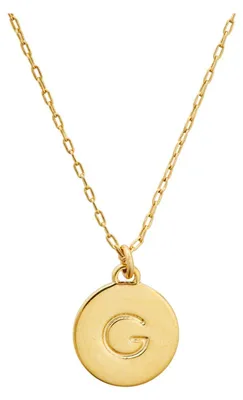 Obrázok produktu pre Kate Spade New York, prívesok "G Mini", zlatá farba
