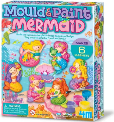 Productafbeelding van 4M Glitter Mermaid Mould and Paint