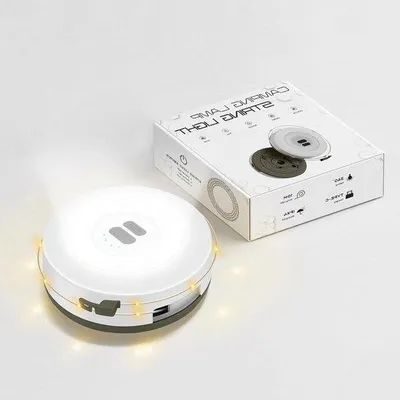 Immagine prodotto di Illuminazione per tenda: filone luminoso a LED da 10 m, ricaricabile e impermeabile