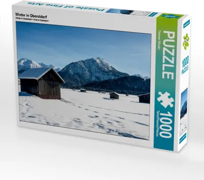 Produktbild von Calvendo Winter in Oberstdorf 1000 Teile Puzzle quer 640x480mm, Klinder Thomas; 7404318