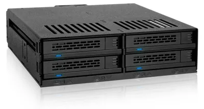 Produktbild von Icy Dock MB324SP-1B, HDD / SSD-Gehäuse, 2.5", SATA, Hot-Swap, Schwarz