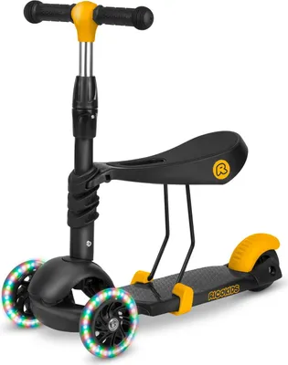 Zdjęcie produktu dla Rower trójkołowy Ricokids Cubi - czarno-pomarańczowy