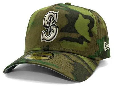 Produktbild von Kappe New Era - MLB Ripstop Camo 59FORTY - Seattle Mariners - Woodland Camo