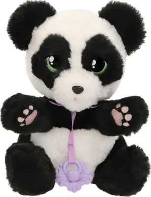 Zdjęcie produktu dla Pluszowa Panda z kocykiem, funkcjami dźwiękowymi, 24 cm