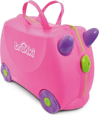 Produktbild von Trunki Kinder Reisekoffer - Handgepäck rosa Trixie - Ride-on Koffer