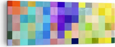 Produktbild von Bild auf Leinwand - Leinwandbild - Abstraktion modern - 140x50cm - Wand Bild - Wanddeko - Leinwanddruck - Bilder - Kunstdruck - Wanddekoration - Leinwand bilder - Wandkunst - AB140x50-4009
