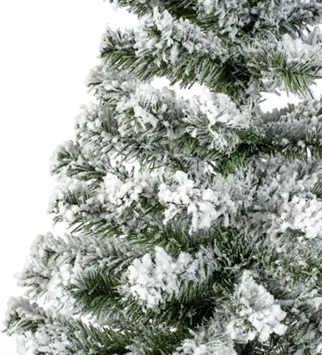Produktbild von Tannenbaum künstlich im Jutesack 60cm Grün / Weiß