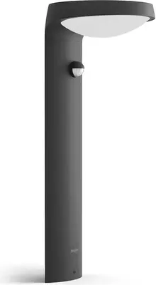 Produktbild von Philips Tyla Sockel-/Wegeleuchte, 1,2 W, Außensockel-/Pfostenbeleuchtung, Anthrazit, Metall, IP44, Terrasse, Garten, III