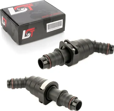 Produktbild von 2x Schnellkupplung mit Gegenstück Set Kraftstoffleitung abgewinkelt 14 * 15,82mm