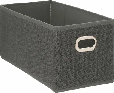 Immagine prodotto di 5five Simply Smart Aufbewahrungskorb Mix N Modul, Pappe, PP-Kunststoff, Dunkelgrau meliert, 15 x 31 cm, 160384D