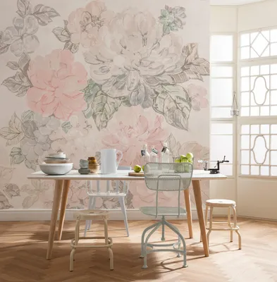 Produktbild von Komar Vlies Fototapete - Gardenia - Größe: 250 x 250 cm (Breite x Höhe) - 5 Bahnen