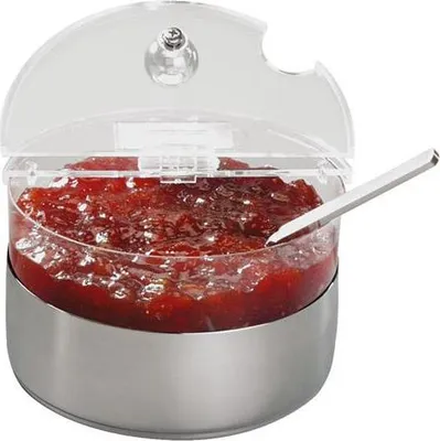 Produktbild von APS 11810 Kühlschale Mini TOP FRESH, Ø 14 cm, Höhe 9 cm, 0,6 Liter, inkl. Kühlakku und Klappdeckel