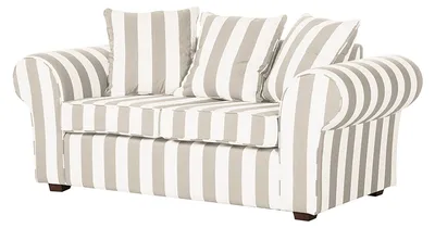 Produktbild von home24 2-Sitzer Sofa - Webstoff - Beige Gestreift