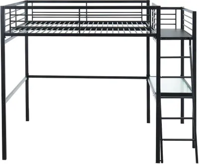 Produktbild von CASUAL II Mezzaninbett 140 × 190 - Schreibtischplatte - anthrazit