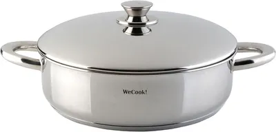 Productafbeelding van Roestvrijstalen kookpan met deksel, 32 cm.