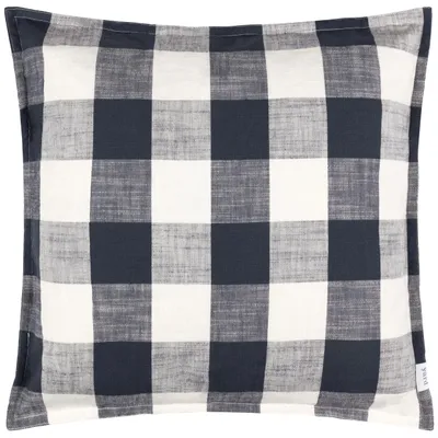 Kissenbezug 50x50 cm, Polyester, wasserabweisend, marineblau