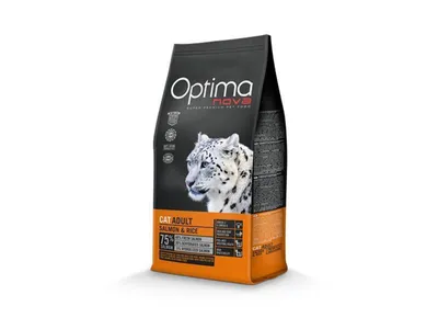 Produktbild von OPTIMANOVA Cat Salmon & Rice - trockenfutter für Katzen - 8kg