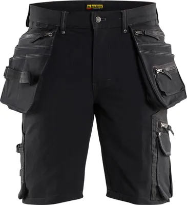 Produktbild von Handwerker Shorts 4-Wege-Stretch X1900 "1988 " - Blakläder Schwarz C62