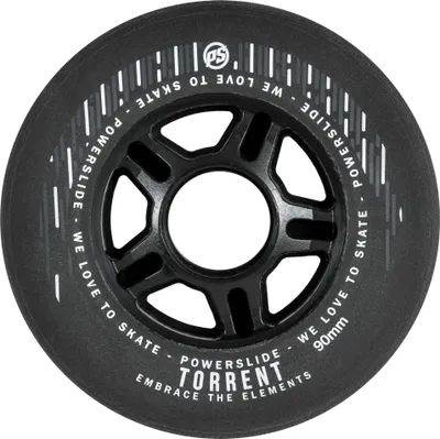 Produktbild von Powerslide Torrent Rain Rad 4 Einheiten Schwarz 90 mm Schwarz 90 mm