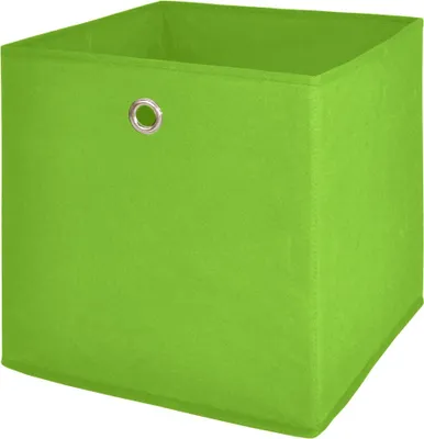 Produktbild von Faltbox Box Stoffbox- Delta  - Größe: 32 x 32 cm /  3er Set - Grün
