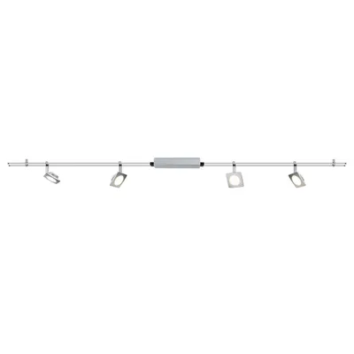 Image de Systèmes ferroviaires DC Set QuadLED 4x4W Chrom mat 230V/12V DC 30VA Métal
