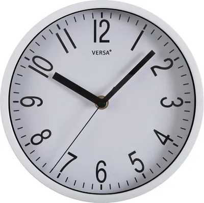 Immagine prodotto di Orologio da parete in plastica Versa Raven 4,3 x 20 x 20 cm