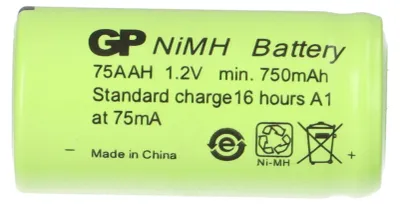 Obrázok produktu pre GP Dobíjacia batéria 2/3 AA 1,2V / 750mAh GP75AAH