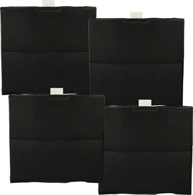 Produktbild von vhbw 4x Aktivkohlefilter Ersatz für Neff Z5131X1, Z5131X5 für Dunstabzugshaube - 23,5 x 22 x 2 cm