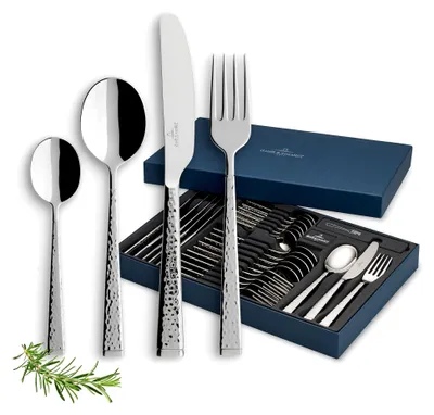 Produktbild von Tafelbesteck für bis zu 6 Personen, 24-teilig, Edelstahl