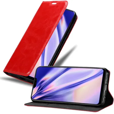 Immagine prodotto di Cadorabo custodia per Vivo Y85 custodia protettiva in rosso custodia per cellulare cover chiusura magnetica