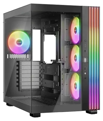 Zdjęcie produktu dla be quiet! LIGHT BASE 600 LX Black, Midi Tower, PC, Czarny, ATX, micro ATX, Mini-ITX, Kopolimer akrylonitrylo-butadieno-styrenowy (ABS), Szkło, SGCC (stal ocynkowana ogniowo), Gaming
