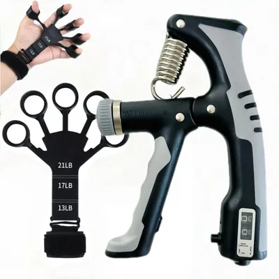 Produktbild von Handtrainer-Set, verstellbarer Widerstand – 10 bis 100 kg – 2 Stück
