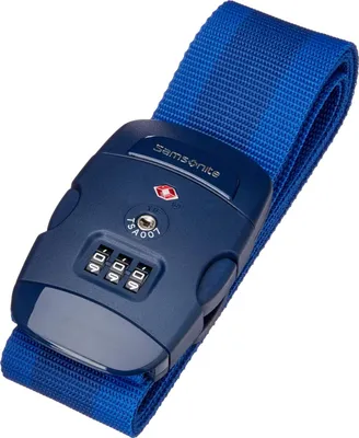 Produktbild von Gepäckband mit TSA-Verschlussmechanismus - 190 cm - Mitternachtsblau