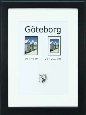 Produktbild von Bilderrahmen MDF Göteborg schwarz 30x40 cm