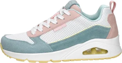 Image de Skechers Uno - 2 Much Fun  Sneakers Laag - Licht blauw - Maat 41