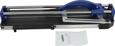Produktbild von Fliesenschneider - Manuell - Schnittlänge 60 cm - Schnitthöhe bis 15 mm - Mindeststreifen 1 cm - Schneidrädchen aus Wolframlegierung - Für Keramik & Porzellan