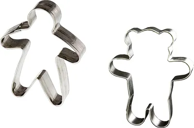 Produktbild von LARES - 2er Set Ausstecher Martinsmann/Teddy - versch. Größen, Backzubehör